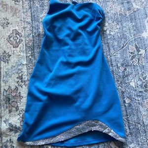 blue homecoming/ formal dress